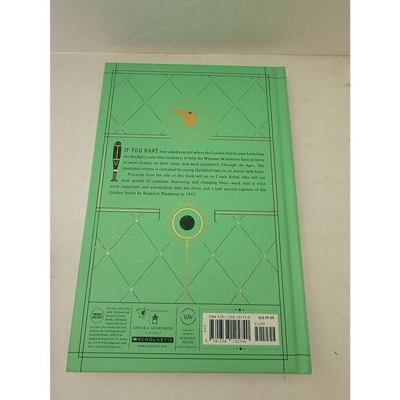 Quidditch Through the Ages by Kennilworthy Whisp Hard Cover 1st Printing Edition - Picture 3 of 5